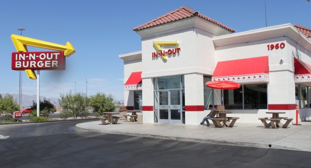Lake Mead Blvd and US95 In-N-Out Burger