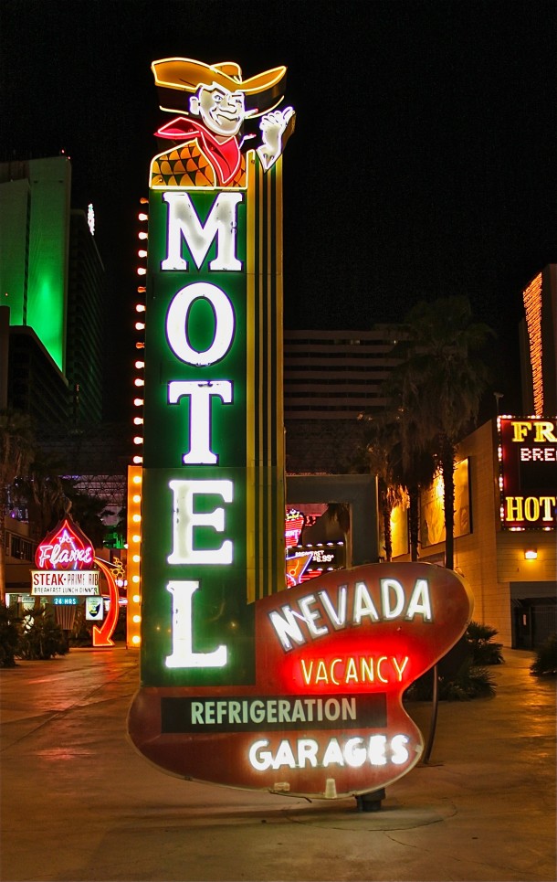 Nevada Motel neon sign