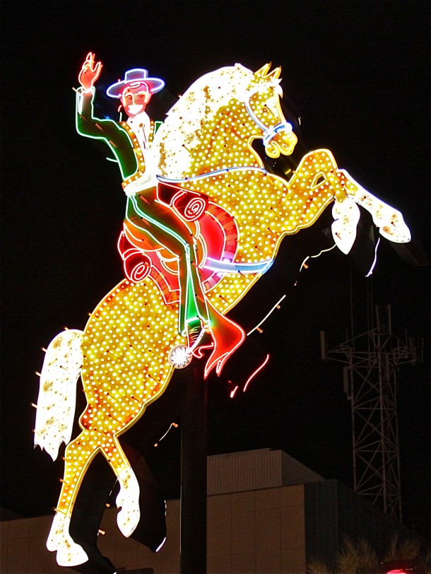 Hacienda Hotel neon sign