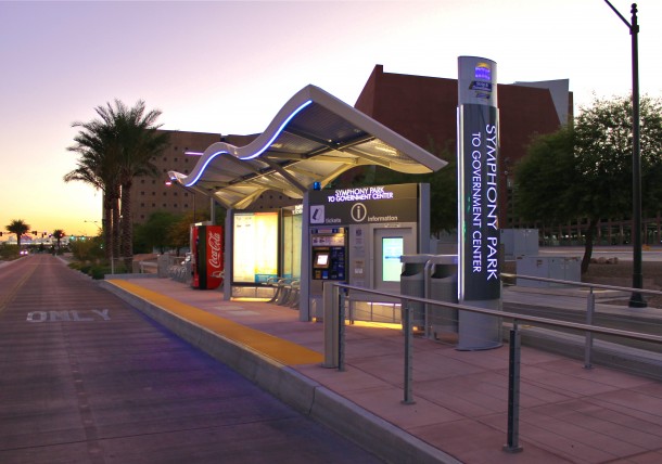 symphony park bus stop