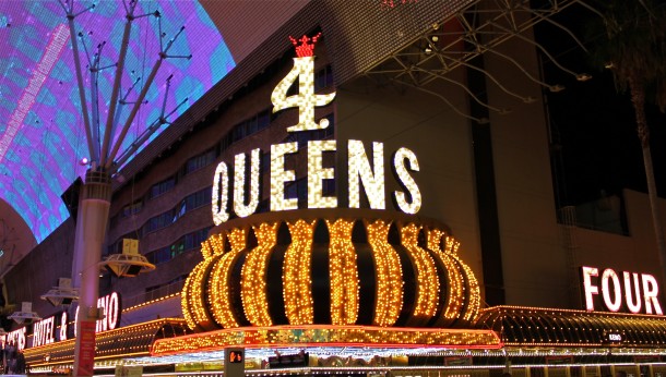 4 Queens in downtown Las Vegas