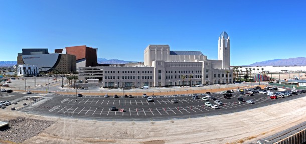 The Smith Center - views from the new City Hall's parking  garage