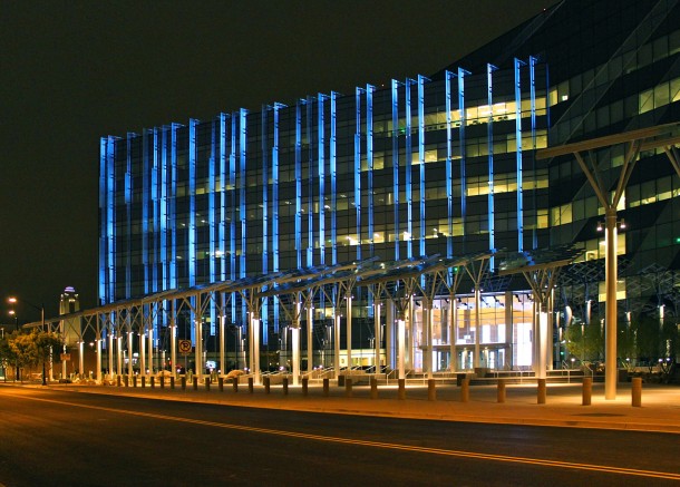 The New Las Vegas City Hall at Night