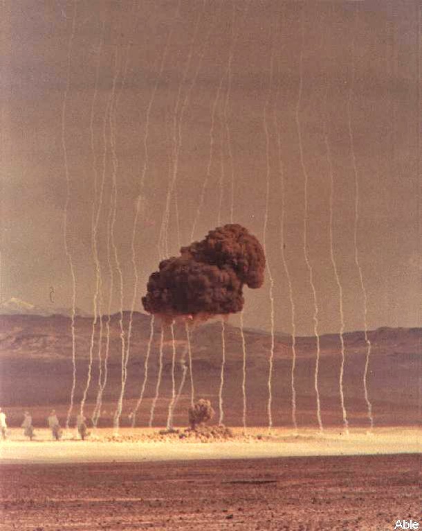 Able- First Nuclear Test At the Nevada Test Site January 27, 1951