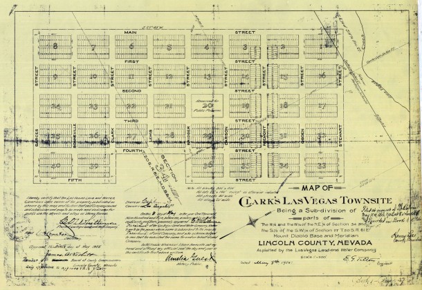 Las Vegas Map 1905