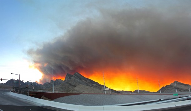 Mt. Charleston Carpenter 1 Fire july 8, 2013