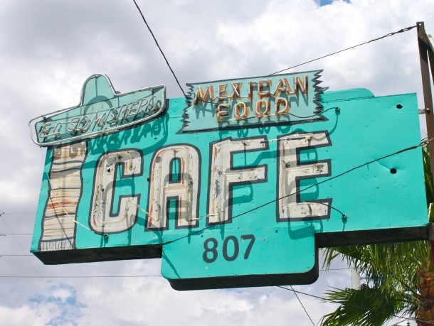 El Sombrero Cafe Neon Sign