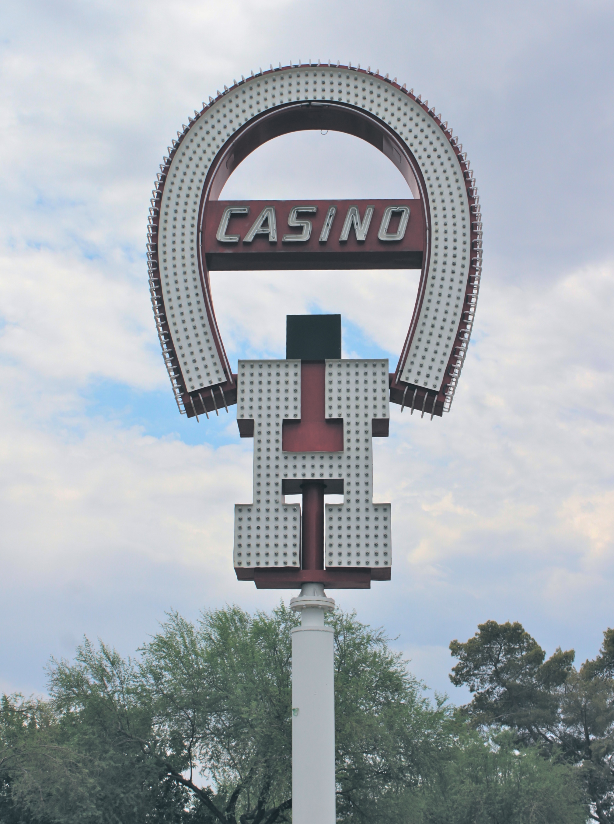 Neon sign at the Horseshoe Casino, Las Vegas, Nevada - LOC's