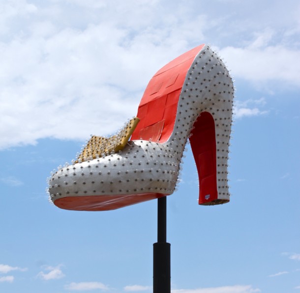 Silver Slipper iconic shoe