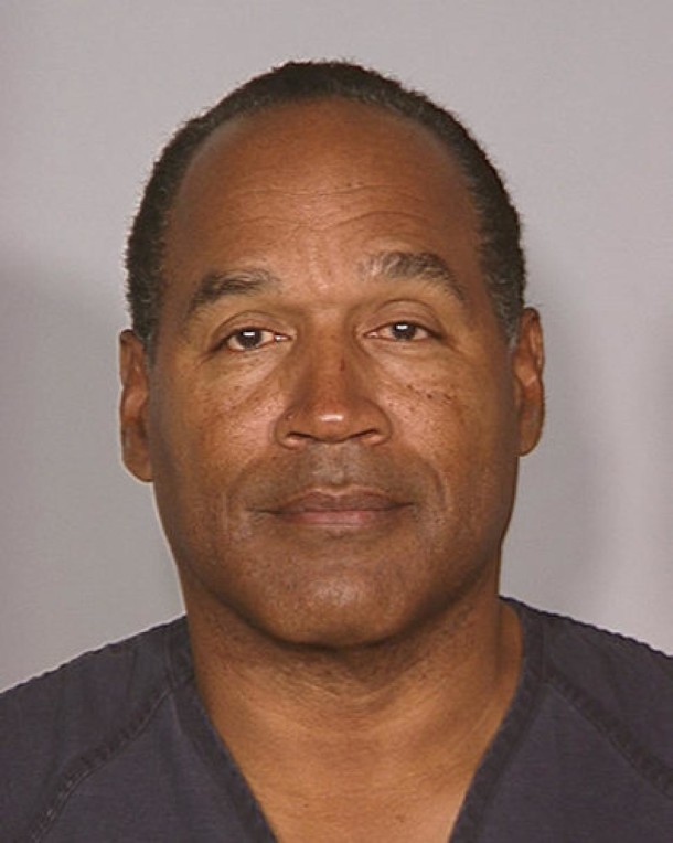 O.J. Simpson LVMPD Booking Shot after being found guilty in 2008