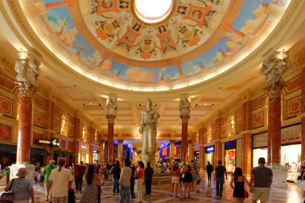 Inside Caesar's Palace, Las Vegas