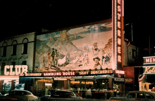 Photograph of the Westerner Gambling House (Las Vegas), circa 1950s 