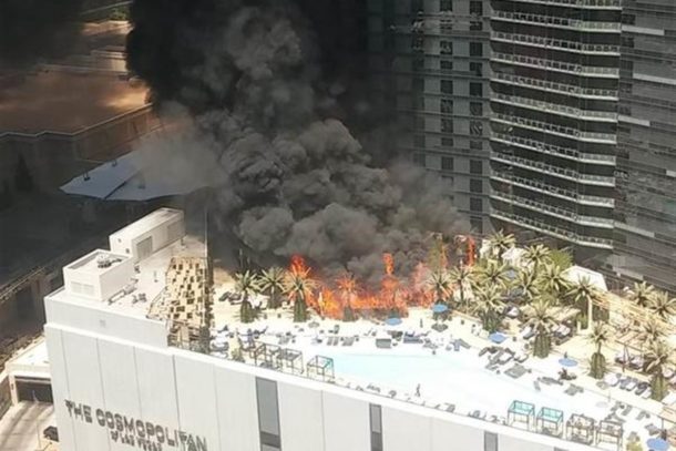 Cosmopolitan Las Vegas Fire July 25, 2015